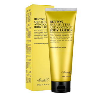 BENTON Shea Butter and Coconut Body Lotion 250ml