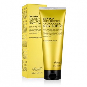 BENTON Shea Butter and Coconut Body Lotion 250ml