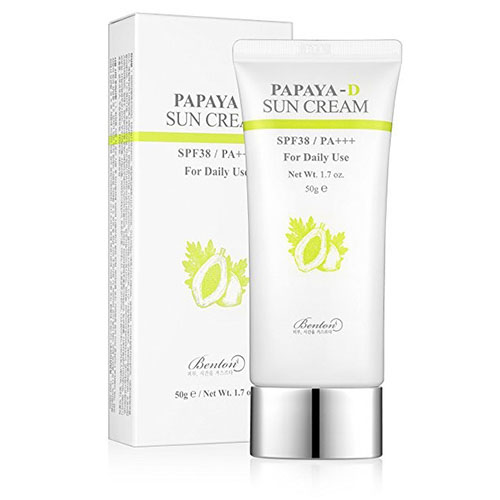 BENTON Protective Cream Papaya-D Sun Cream SPF38 / PA+++ 50g