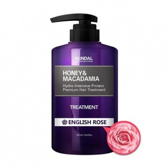 KUNDAL Honey&Macadamia Treatment English Rose 500ml