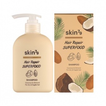 SKIN79 Hair Repair Superfood Shampoo Coconut & Almond 230ml