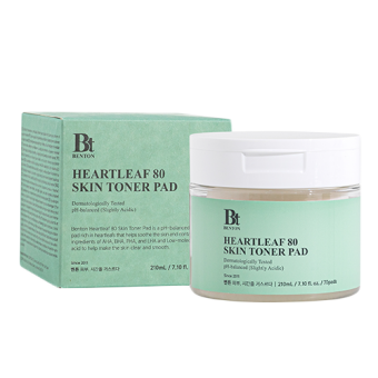 BENTON Heartleaf 80 Skin Toner Pad 70szt